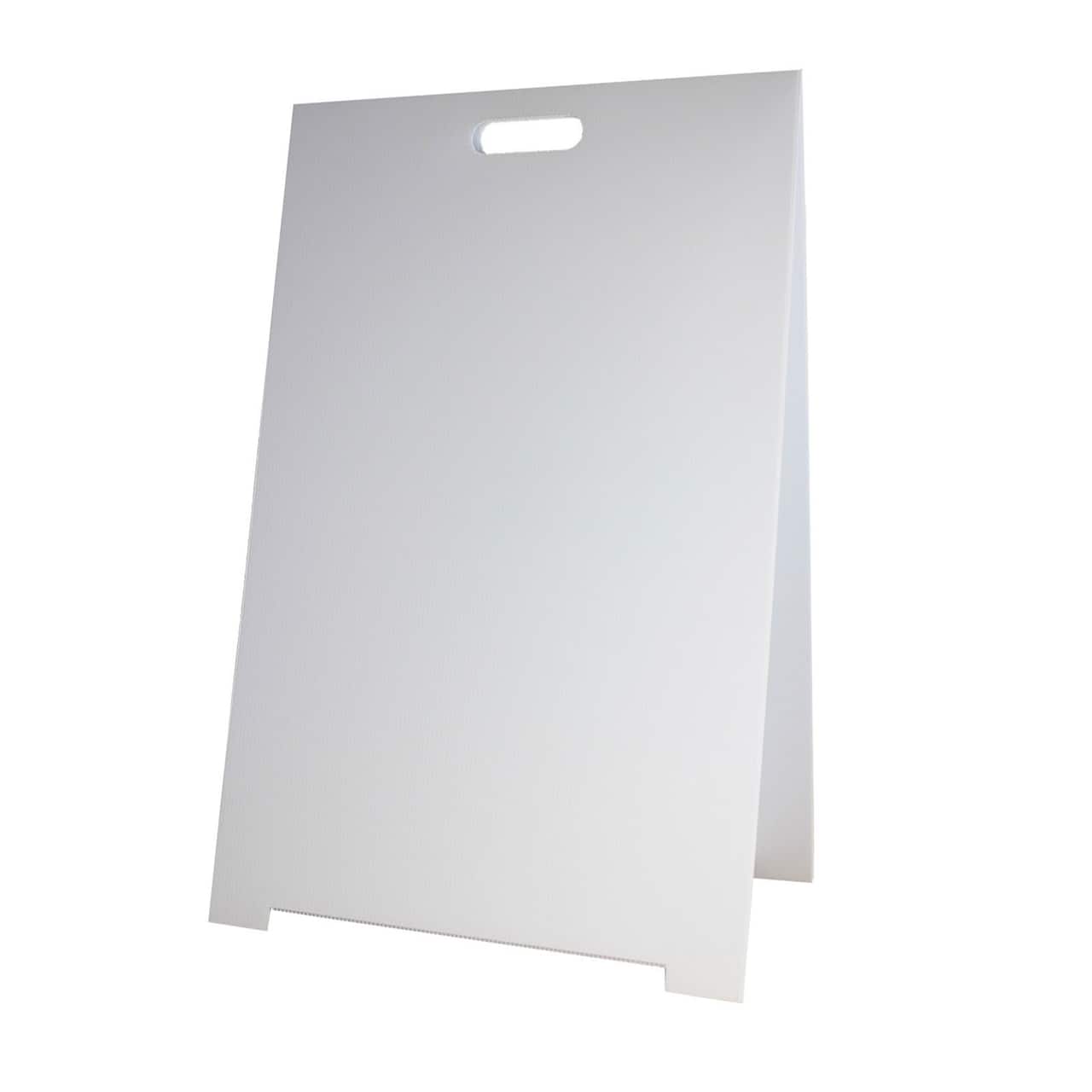 Flipside Premium Corrugated Plastic Dry Erase Marquee Easel